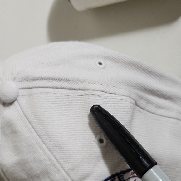 Texas State Hat Rifle Association Rock Point Red White Blue Bull Strap Back - Picture 14 of 16